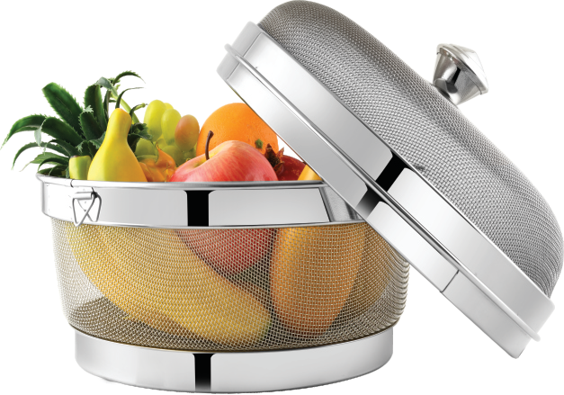 Tiger Fridge Basket with Cover